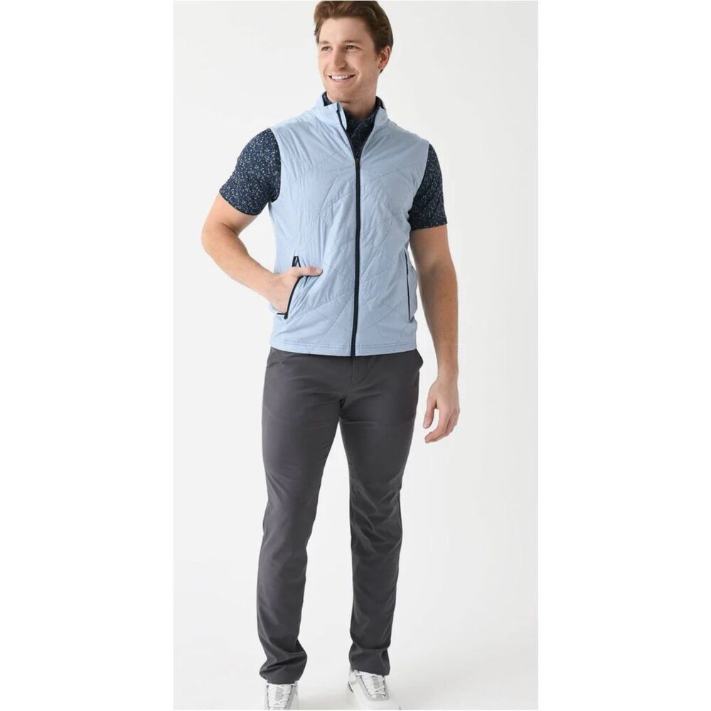 KJUS
Men's RetentionโVest in Blue Fog Size (50) M ~ Excellent